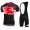 WILIER 2015 zwart rouge Fietskleding Fietsshirt Korte+Korte Fietsbroeken Bib zwart 2298