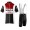 2015 MORVELO zwart rouge Fietskleding Fietsshirt Korte+Korte Fietsbroeken Bib 2436
