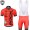 2015 Rock Racing rouge Fietskleding Fietsshirt Korte+Korte Fietsbroeken Bib 2230