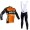 2015 MOLTENI Santini orange Fietskleding Fietsshirt lange mouw+Lange fietsbroeken Bib 2477
