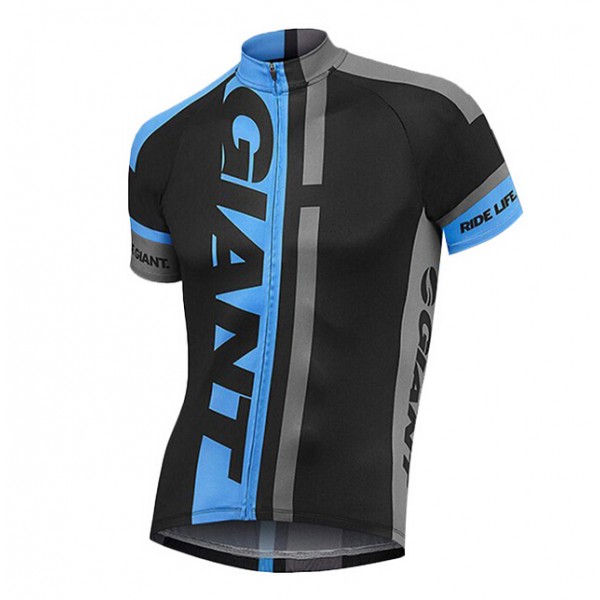 2015 Giant Blauw zwart Fietsshirt Korte Mouw 1770