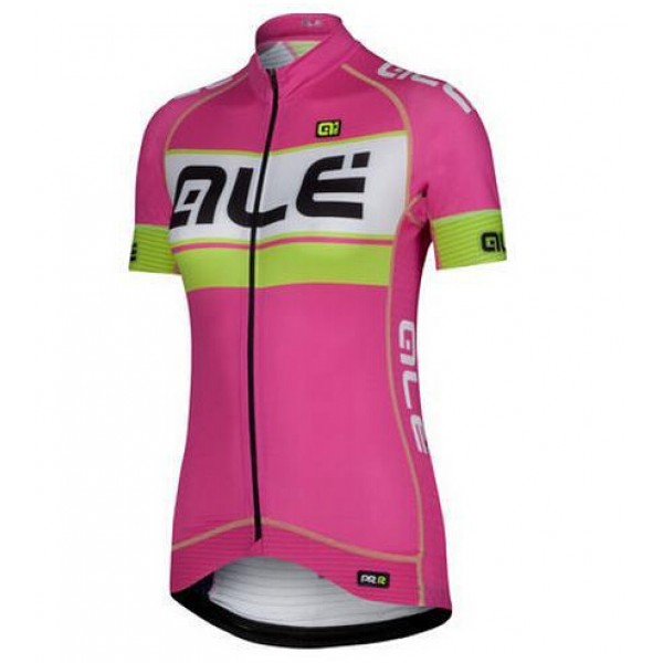 2015 ALE Dames rose Fietsshirt Korte Mouw 3587