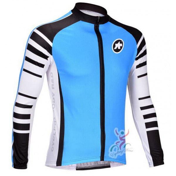 2015 ASSOS Blauw Fietsshirt lange mouw 1493