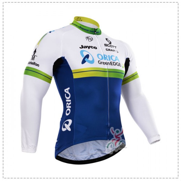 2015 Orica Greenedge Fietsshirt lange mouw 2376