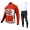 2015 Lotto Soudal Fietskleding Fietsshirt lange mouw+Lange fietsbroeken Bib 1852