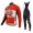 2015 Lotto Soudal Fietskleding Fietsshirt lange mouw+Lange fietsbroeken Bib 1851