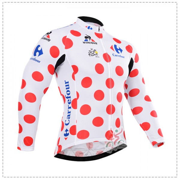 2015 Tour de France Fietsshirt lange mouw A Pois 2099