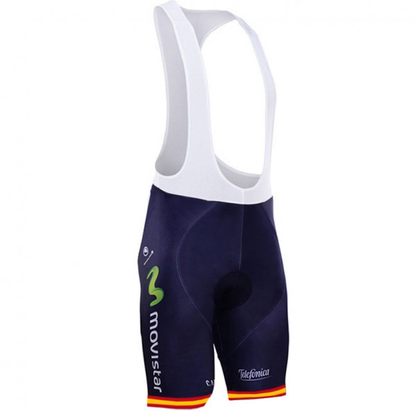 2016 Movistar Korte fietsbroeken Bib 20160058