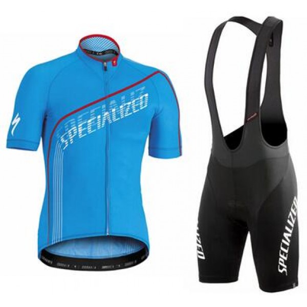 2016 Specialized SL Expert blauw Fietskleding Fietsshirt Korte+Korte fietsbroeken Bib 2016036019