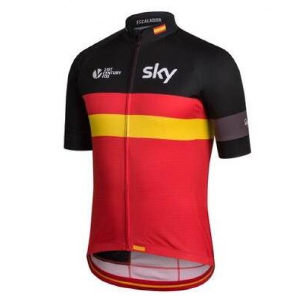 2016 SKY Spain Fietsshirt Korte Mouw 2016036016