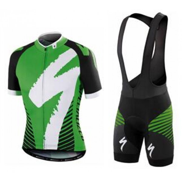 2016 Specialized Comp Racing Ss vert Fietskleding Fietsshirt Korte+Korte fietsbroeken Bib 2016036026