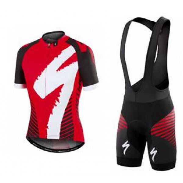 2016 Specialized Comp Racing Ss rood Fietskleding Fietsshirt Korte+Korte fietsbroeken Bib 2016036028