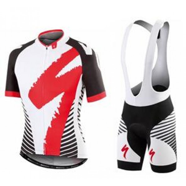 2016 Specialized Comp Racing Ss wit Fietskleding Fietsshirt Korte+Korte fietsbroeken Bib 2016036030