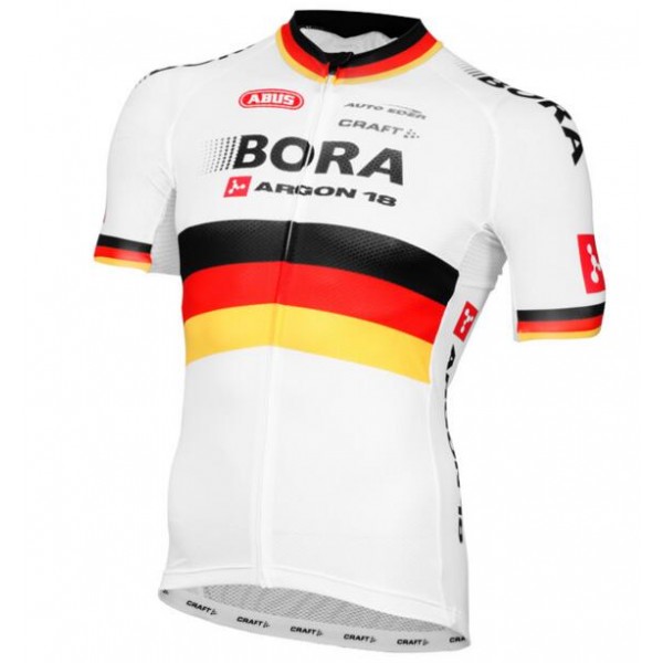 2016 Bora Argon 18 Fietsshirt Korte Mouw wit 2016036522