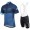2016 Strava blauw Fietskleding Fietsshirt Korte+Korte Fietsbroeken Bib 2016036675