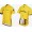 2016 Strava Fietsshirt Korte Mouw geel 2016036662