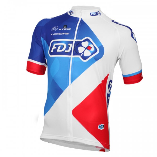 FDJ 2016 Fietsshirt Korte Mouw 2016036078