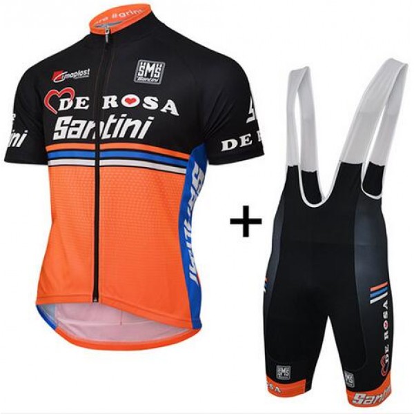 2016 TEAM DE-ROSA SANTINI Fietskleding Fietsshirt Korte+Korte Fietsbroeken Bib 2016036539