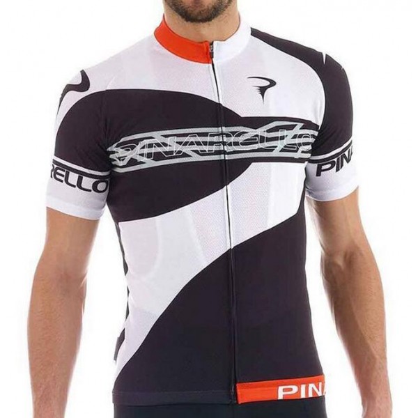 2016 Pinarello Fietsshirt Korte Mouw wit zwart 2016036576