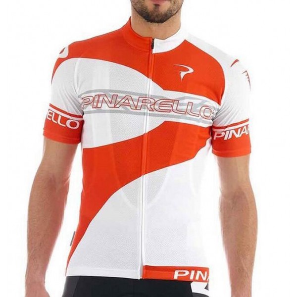 2016 Pinarello Fietsshirt Korte Mouw wit rood 2016036575