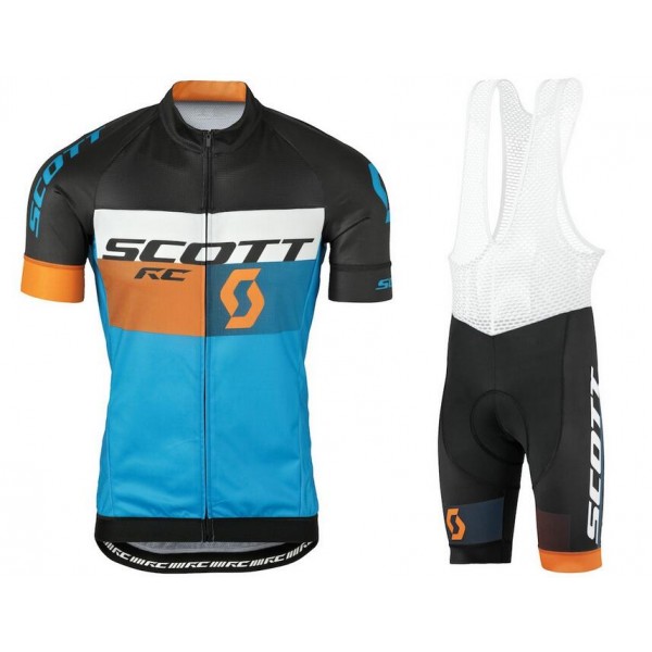 2016 Scott RC zwart geel blauw Fietskleding Fietsshirt Korte+Korte Fietsbroeken Bib 2016036629