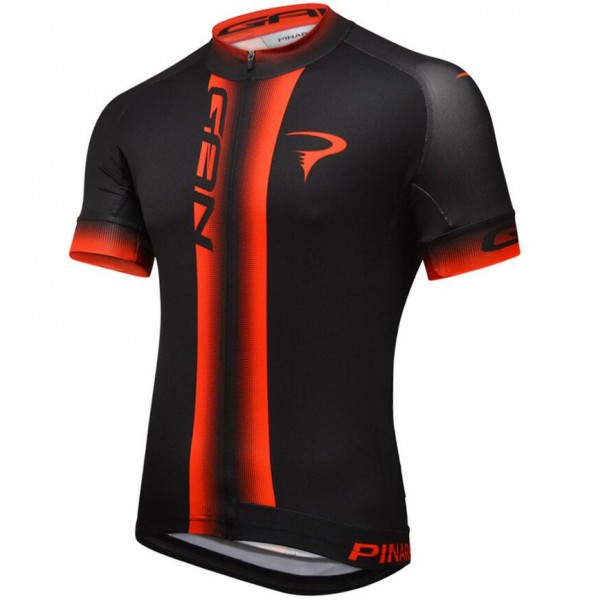 2016 Pinarello Gan Fietsshirt Korte Mouw zwart rood 2016036728