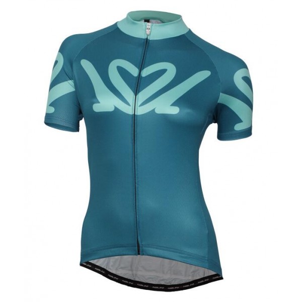 NALINI PRO Dames Enne Fietsshirt Korte Mouw petrol 20160986