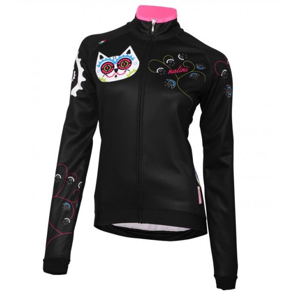 NALINI PRO Dames Bolbeno Fietsshirt lange mouw zwart 20160993