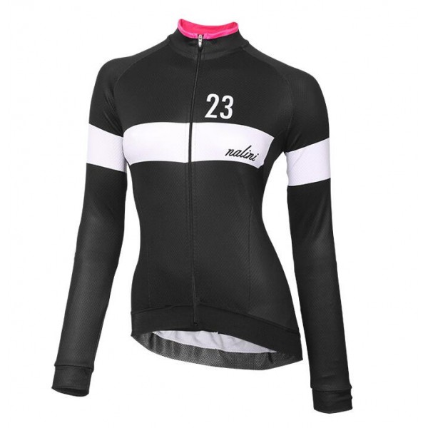 NALINI PRO Dames Nemina Fietsshirt lange mouw zwart 20160994