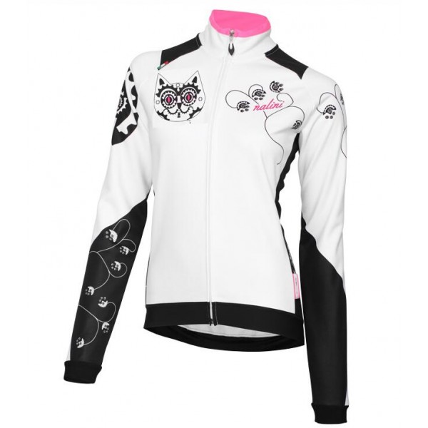 NALINI PRO Dames Bolbeno Fietsshirt lange mouw wit 20160995