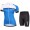 NALINI PRO Dames Cycle blauw Fietskleding Fietsshirt Korte+Korte fietsbroeken 20161001