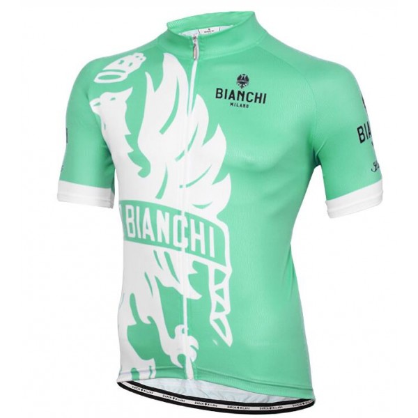 Bianchi Milano Cinca Fietsshirt Korte Mouw wit celeste 20160914