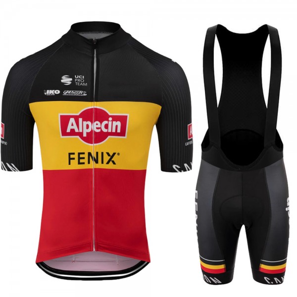 alpecin fenix 2020 Fietskleding Fietsshirt Korte Mouw+Korte Fietsbroeken Bib belgium 2021153