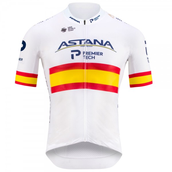 Spanish Astana Pro 2021 Team Wielershirt Korte Mouw 20210339