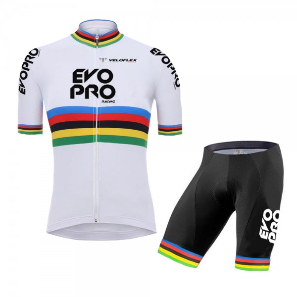 Evopro Cycling Pro 2021 Team Fietskleding Fietsshirt Korte Mouw+Korte Fietsbroeken Bib 20210392