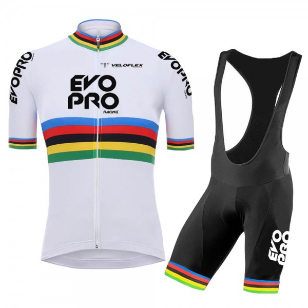 Evopro Cycling Pro 2021 Team Fietskleding Fietsshirt Korte Mouw+Korte Fietsbroeken Bib 20210393