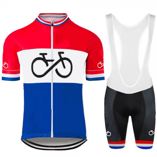 Netherland Pro 2021 Team Fietskleding Fietsshirt Korte Mouw+Korte Fietsbroeken Bib 20210435