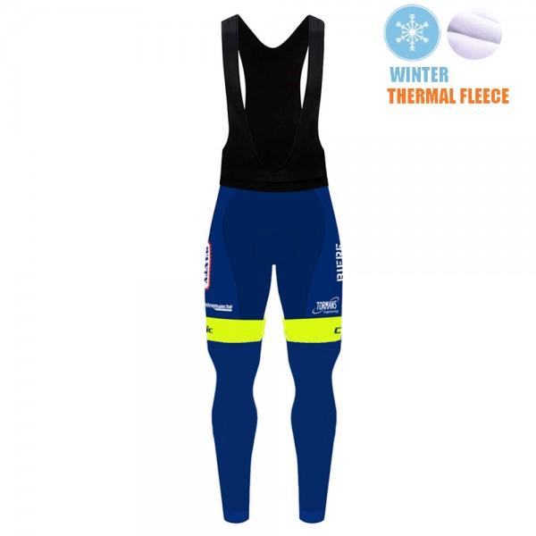 Winter Fleece Wanty Pro Team 2021 Lange Fietsbroek Bib 20210479