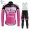 Winter Fleece Xelliss Pro Team 2021 Fietskleding Fietsshirt Lange Mouw+Lange Fietsbroek Bib 20210413