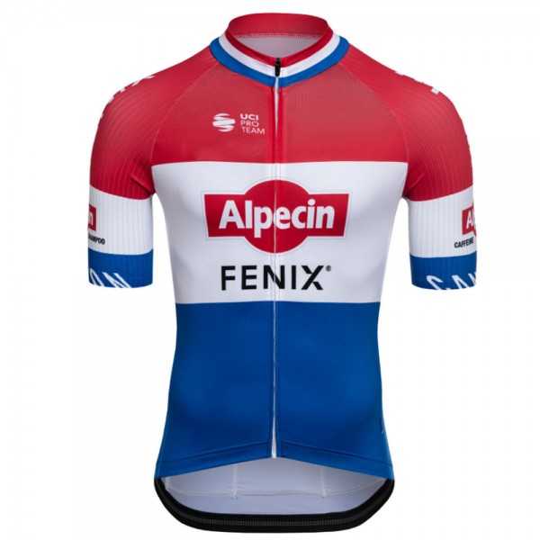 alpecin fenix white Pro 2021 Team Wielershirt Korte Mouw 20210465