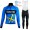 Winter Fleece Asturias Pro Team 2021 Fietskleding Fietsshirt Lange Mouw+Lange Fietsbroek Bib 20210336