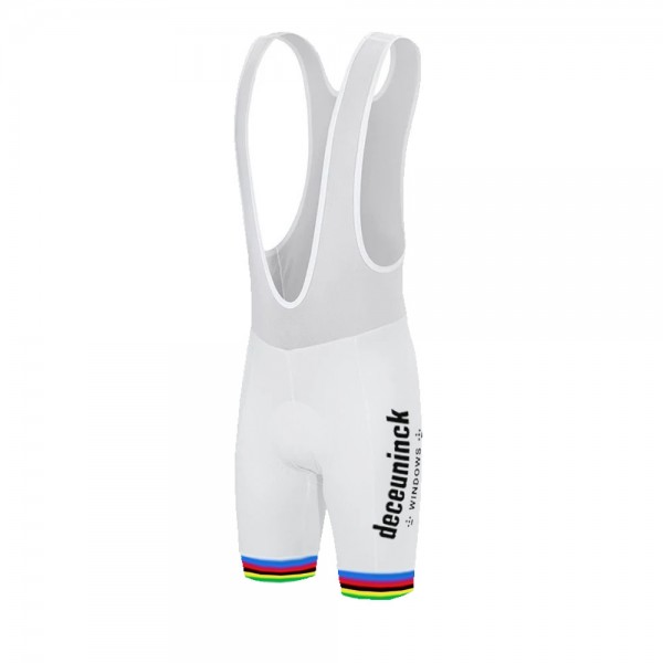 White Champion Quick Step Pro Team 2021 Korte Fietsbroeken Bib 20210611