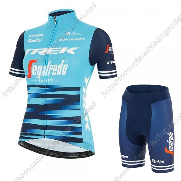 Trek Segafredo 2021 Dames Wielerkleding Fietsshirt Korte Mouw+Korte Fietsbroeken 38