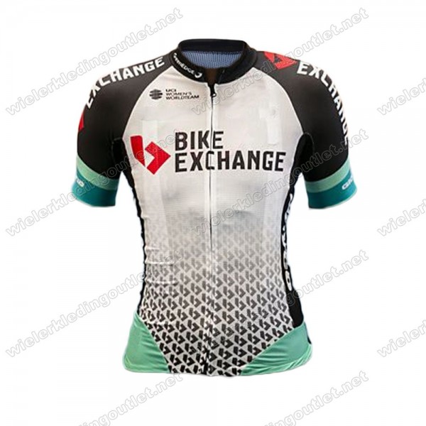 BIKEEXCHANGE 2021 Team Wielerkleding Fietsshirt Korte Mouw Femmes 20210140