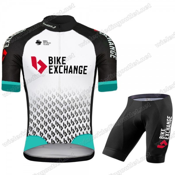 BIKEEXCHANGE 2021 Team Wielerkleding Fietsshirt Korte Mouw+Korte Fietsbroeken Bib 20210147