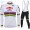 Winter 2021 Alpecin Fenix World Champion wit Fietskleding Fietsshirt Lange Mouw+Lange Fietsbroek Bib 92