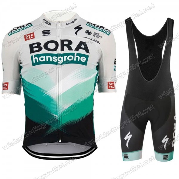 Bora Hansgrohe 2021 Team Fietskleding Wielershirt Korte Mouw+Korte Fietsbroeken 20210153