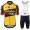 Jumbo Visma Pro Team 2021 Wielerkleding Fietsshirt Korte Mouw+Korte Fietsbroeken Bib 20210124