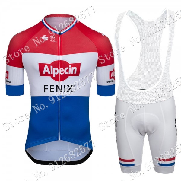 Team 2022 Netherland alpecin fenix Fietskleding Fietsshirt Korte Mouw+Korte Fietsbroeken Bib 202201113