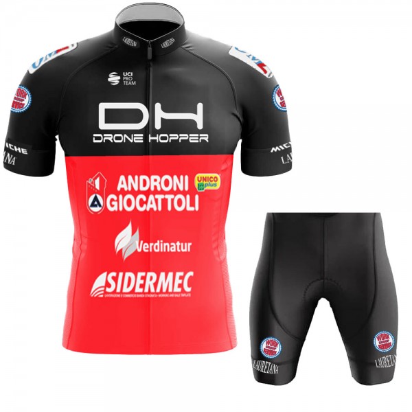 Team Drone Hopper-Androni Giocattoli Fietskleding Fietsshirt Korte Mouw+Korte Fietsbroeken Bib 202212199